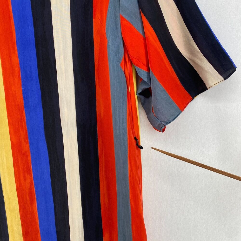 WHIT Multicolor Striped Midi Dress - Picture 11 of 16